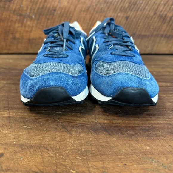 New Balance 574 Blue Orange Women's 9 Men's 7.5 - Picture 5 of 11